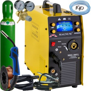 SPAWARKA MAGNUM MIG 205L LUTOSPAWANIE LCD ZESTAW 4