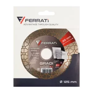 Tarcza diamentowa tnąca i szlifująca 2in1 125mm Ferrati Ø125mm x 22,23mm GRADI F20104