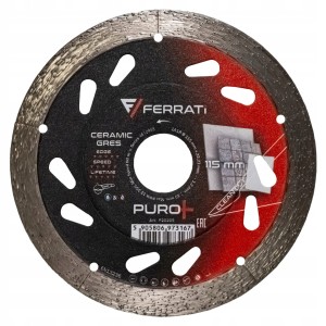 Tarcza diamentowa tnąca Ø115mm x 22,23mm PURO+ Ferrati F20205