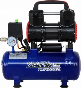 KOMPRESOR BEZOLEJOWY NIEBIESKI 9L 230V 1200W 