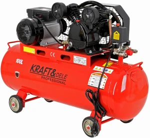 KOMPRESOR OLEJOWY CZERWONY 100L 230V 2800W 