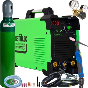 SPAWARKA TRAFILUX TIG 200 A MMA AC/DC DO ALUMINIUM ZESTAW 3