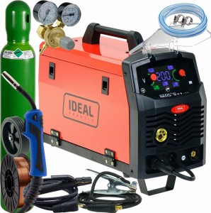 SPAWARKA MIGOMAT IDEAL Praktik MIG 211 MIG MAG MMA SYNERGIA LED ZESTAW 4