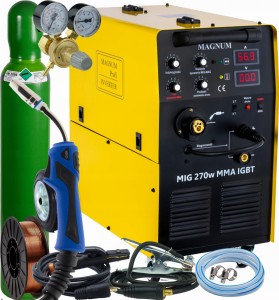MIGOMAT SPAWARKA MAGNUM MIG 270w ZESTAW 4