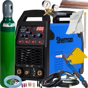 SPAWARKA INWERTOROWA TIG SHERMAN 215 AC/DC PULSE ZESTAW 2