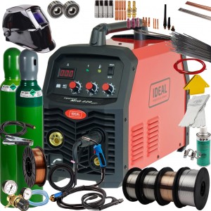 spawarka Migomat IDEAL TECNO MIG 220 MMA DIGITAL zestaw 2