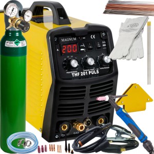 Spawarka MAGNUM TIG THF 201P HF DC MMA 200A 230V LCD 60% ZESTAW 2