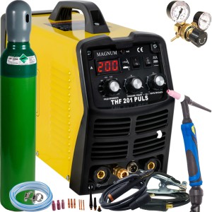 Spawarka MAGNUM TIG THF 201P HF DC MMA 200A 230V LCD 60% ZESTAW 3