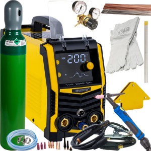 Spawarka MAGNUM THF 208P DC TIG HF PULS MMA 200A 230V IGBT ZESTAW 2