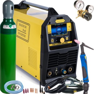 Spawarka MAGNUM THF 235P AC/DC LCD TIG PULS MMA 200A 230V ZESTAW 3