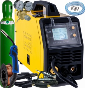 Spawarka MAGNUM MIG 204 ALU SYNERGIA MIG/MAG MMA TIG FCAW 200A 230V ZESTAW 4