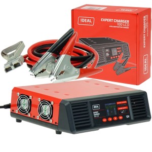 Prostownik IDEAL EXPERT CHARGER 100 LCD 12V 100A AGM GEL EFB LFP