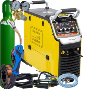 Spawarka MAGNUM MIG 280 MMA V2 IGBT MIG/MAG MMA FCAW 300A 400V ZESTAW 4