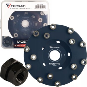 Tarcza diamentowa garnkowa szlifująca DGW-F 125mm Ferrati MOSTRO F20187