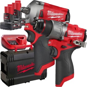 Zestaw Milwaukee FPP2H2-423X wkrętarka, klucz udar