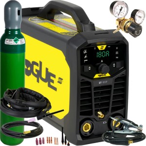 ESAB Rogue ET 181iP Spawarka TIG HF MMA Pulse 180A 230V SR-26 IP23S ZESTAW 3