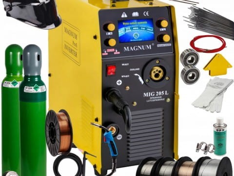 SPAWARKA MAGNUM MIG 205L LUTOSPAWANIE LCD