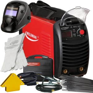 SPAWARKA WELDMAN ARC 207 Inwertorowa MMA 200A TIG Scratch z Walizką ZESTAW 1