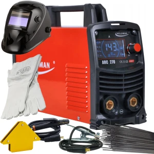 SPAWARKA WELDMAN ARC 270 Inwertorowa MMA TIG LIFT 260A VRD IGBT DC ZESTAW 1