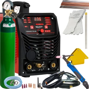 WELDMAN TORNADO TIG 205 AC/DC HF PULS Spawarka TIG MMA 200A IGBT ZESTAW 2