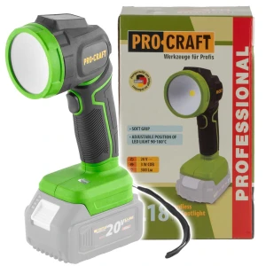 Procraft Reflektor LED LL18bb Akumulatorowy 20V 300lm Body