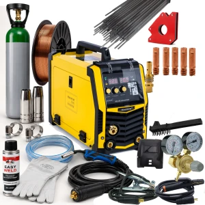 Spawarka MAGNUM MIG 202 Easy Synergia MIG/MAG MMA TIG FLUX 200A 230V ZESTAW 3