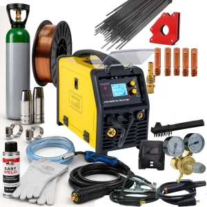 Spawarka MAGNUM MIG 208 ALU SYNERGIA MIG/MAG MMA TIG FLUX 200A 230V ZESTAW 3