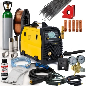 Spawarka MAGNUM MIG 208 ALU SYNERGIA L 4x4 MIG MMA TIG FLUX 200A 230V ZESTAW 3