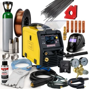 Spawarka MAGNUM MIG 209 ALU SYNERGIA MIG/MAG MMA TIG FLUX 200A 230V ZESTAW 1