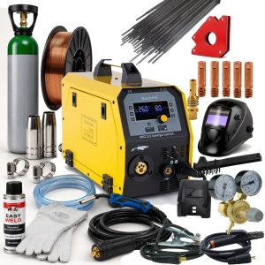 Spawarka MAGNUM MIG 211 SYNERGIA LED 4x4 MIG/MAG MMA TIG 200A 230V ZESTAW 1