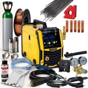 Spawarka MAGNUM MIG 212 ALU CU Synergia MIG/MAG MMA TIG FLUX 200A 230V zestaw 3