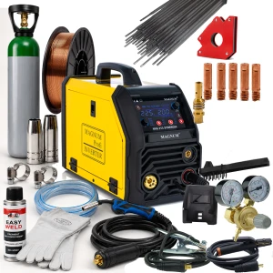 Spawarka MAGNUM MIG 213 SYNERGIA MIG/MAG MMA TIG FLUX 200A 230V IP23 ZESTAW 3