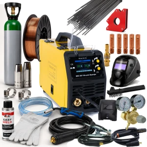 MAGNUM MIG 207 Alu-Puls Synergia Spawarka MIG MMA TIG FCAW 200A IGBT ZESTAW 1