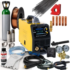 MAGNUM MIG 207 Alu-Puls Synergia Spawarka MIG MMA TIG FCAW 200A IGBT ZESTAW 3
