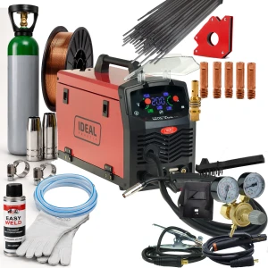 Spawarka IDEAL PRAKTIK MIG 200 SYNERGIA LED 200A ZESTAW 3