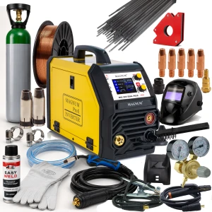 SPAWARKA MIGOMAT MAGNUM MIG 223 DUALPULS SYNERGIA LCD MMA TIG ALUMINIUM ZESTAW 1