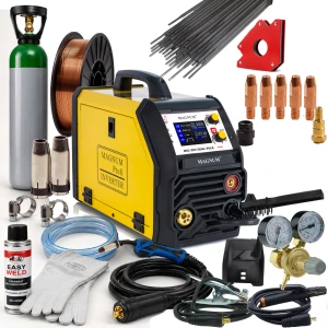 SPAWARKA MIGOMAT MAGNUM MIG 223 DUALPULS SYNERGIA LCD MMA TIG ALUMINIUM ZESTAW 3
