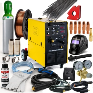 Spawarka MAGNUM MIG 330W MMA IGBT MIG/MAG FCAW 330A 400V 4x4 2T/4T ZESTAW 1