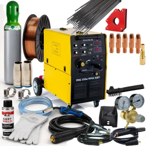 Spawarka MAGNUM MIG 330W MMA IGBT MIG/MAG FCAW 330A 400V 4x4 2T/4T ZESTAW 3