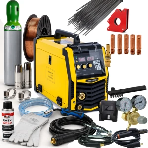 Spawarka MAGNUM MIG 202 Easy Synergia MIG/MAG MMA TIG FLUX 200A 230V ZESTAW 3