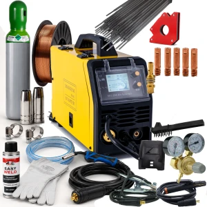 Spawarka MAGNUM MIG 204 ALU SYNERGIA MIG/MAG MMA TIG FCAW 200A 230V ZESTAW 3