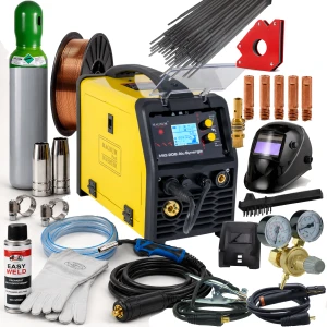 Spawarka MAGNUM MIG 208 ALU SYNERGIA MIG/MAG MMA TIG FLUX 200A 230V ZESTAW 1