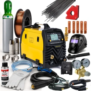 Spawarka MAGNUM MIG 208 ALU SYNERGIA L 4x4 MIG MMA TIG FLUX 200A 230V ZESTAW 1