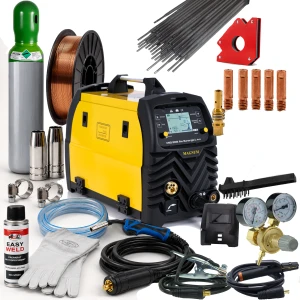 Spawarka MAGNUM MIG 208 ALU SYNERGIA L 4x4 MIG MMA TIG FLUX 200A 230V ZESTAW 3