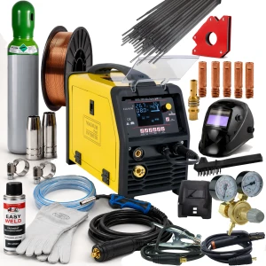 Spawarka MAGNUM MIG 209 ALU SYNERGIA MIG/MAG MMA TIG FLUX 200A 230V ZESTAW 1