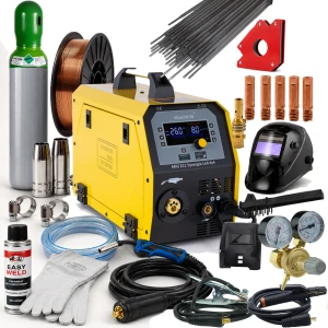 Spawarka MAGNUM MIG 211 SYNERGIA LED 4x4 MIG/MAG MMA TIG 200A 230V ZESTAW 1