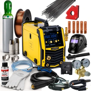 Spawarka MAGNUM MIG 212 ALU CU Synergia MIG/MAG MMA TIG FLUX 200A 230V zestaw 1
