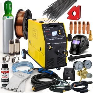 Spawarka MAGNUM MIG 308 ALU SYNERGIA MIG/MAG MMA TIG 300A 400V LCD ZESTAW 1