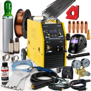 Magnum MIG 331 Alu Synergia Spawarka IGBT 400V MIG MMA TIG Lift LCD ZESTAW 1