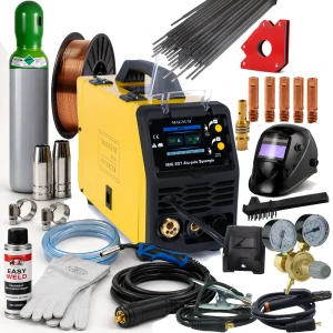 MAGNUM MIG 207 Alu-Puls Synergia Spawarka MIG MMA TIG FCAW 200A IGBT ZESTAW 1